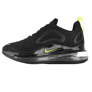 NIKE AIR MAX 720 NEGRAS LOGO AMARILLO